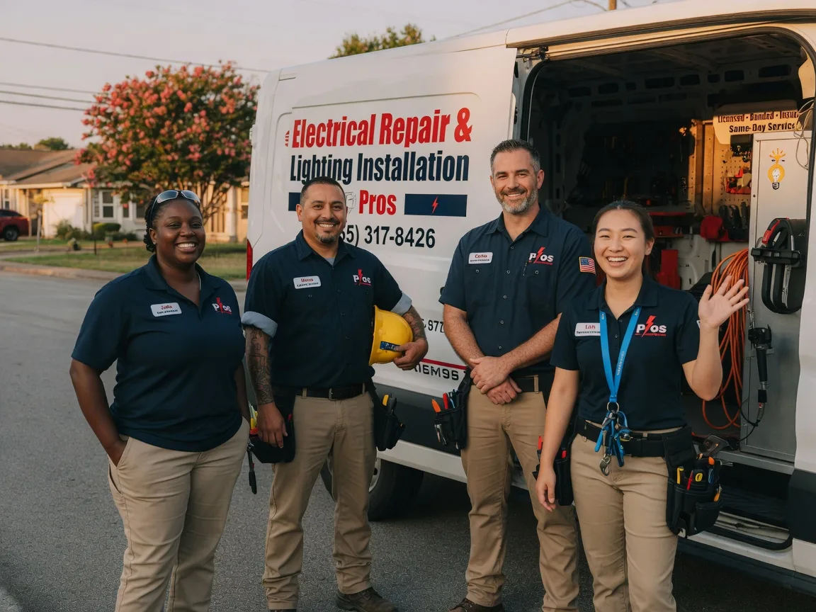 Licensed Electrician company in Scroggins, TX